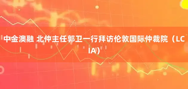 中金澳融 北仲主任郭卫一行拜访伦敦国际仲裁院（LCIA）